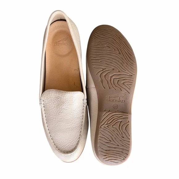 Dansko Lorri Tan Waxy Milled Leather Loafer - Picture 7 of 8